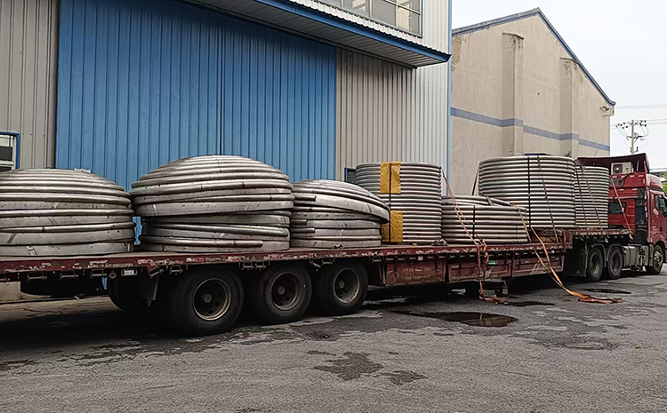 不銹鋼封頭盤管，盤管加工就找龍賢